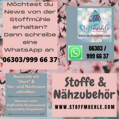 Stoffmühle WhatsApp - 