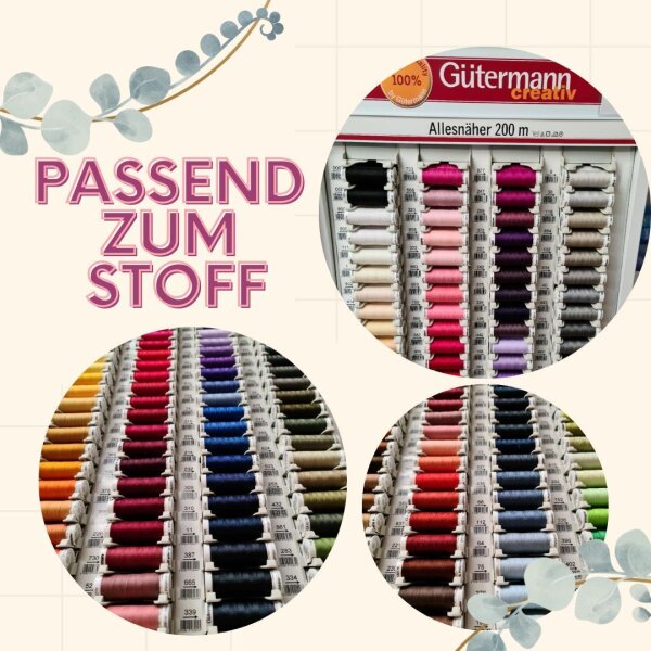 Gütermann Allesnäher, Nähgarn, 200m - Passend zum Stoff