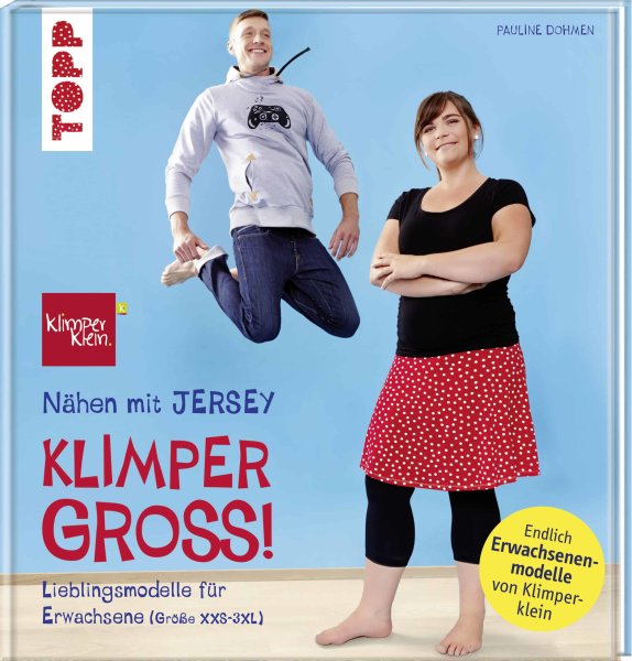 Buch, Nähen mit JERSEY-KLIMPERGROSS!, TOPP-Verlag, Pauline Dohmen