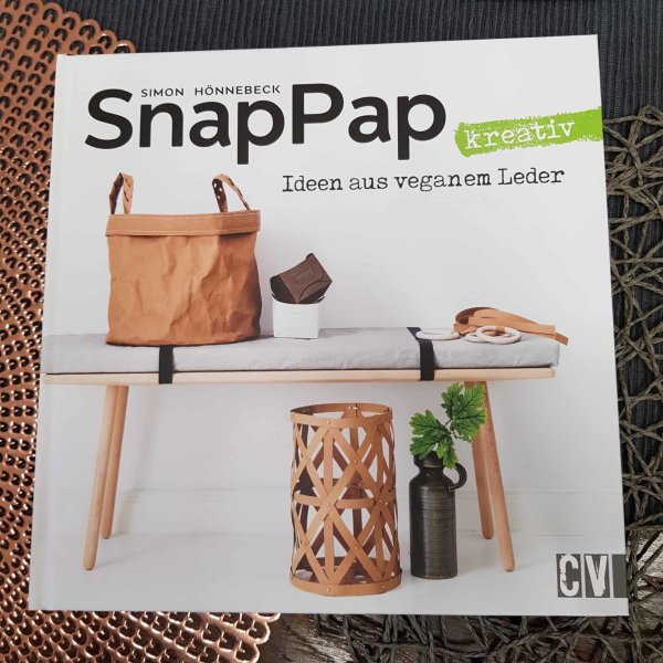 Buch, SnapPap kreativ: Ideen aus veganem Leder, CV-Verlag, Simon Hönnebeck
