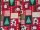Weihnachts-Baumwolle, Webware, Hemmers Itex, Weihnachtlich, rot/grün/gold