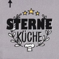 Happy Kitchen by Steinbeck, Canvas, Swafing, Panel ca.145 cm, Sterneküche, hellgrau/grau