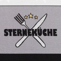 Happy Kitchen by Steinbeck, Canvas, Swafing, Panel ca.145 cm, Sterneküche, hellgrau/grau