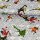 Miraculous – Ladybug und Cat Noir , Baumwoll Jersey, Digital Druck, grau,  131.882