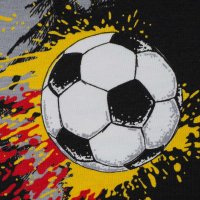 Steinbeck *Fußball*, Swafing, Jersey Baumwolle, Panel ca. 65 cm, Fußballer, schwarz