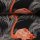 Luke, Jersey Baumwolle, Flamingo, Palmen, schwarz, 200299