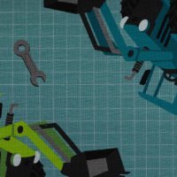 Traktor Power by Sandra Kretzmann, Sweat angeraut , Swafing, Trecker, Werkzeuge, smaragd