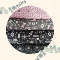 Sew Love by lucklig design, Baumwolle, Webware, Swafing