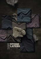 Stone Layers by Thorsten Berger, Modal French Terry, Swafing
