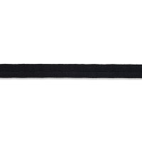 Knopfloch-Elastic glattes Band 18 mm schwarz