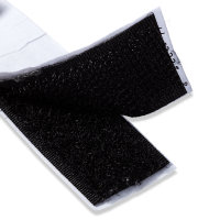Haftverschlussband selbstklebend 20 mm schwarz