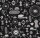 Sew Love by lucklig design, Baumwolle, Webware, Swafing schwarz/grau/weiß