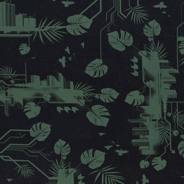 Urban Jungle by Thorsten Berger, Baumwolljersey, Swafing dunkelmint
