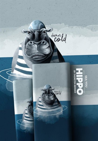 Hippo by Thorsten Berger, Jersey Baumwolle, Swafing