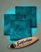 Surferhino by Thorsten Berger, Jersey Baumwolle, Swafing, Palmenmuster, Allover passend zum Panel petrol