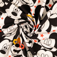 Mickey Mouse, Jersey Baumwolle, Hemmers Itex, weis