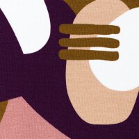Marvelous Shapes by lycklig design, Modal-French-Terry, Swafing, lila