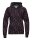 Montreal, Sweat angeraut, Swafing, geometrisches Design, Striche schwarz/lila