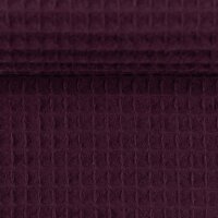 Nelson, Waffelpiqué, Swafing, uni aubergine, 100938