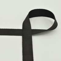Gurtband, weich, 25 mm schwarz - 690