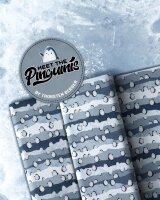 Pinguinis by Thorsten Berger, French Terry, Swafing,  Allover-Designs Pinguine