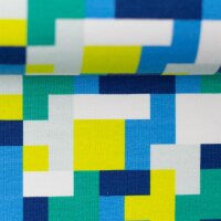Happy Gamer by lycklig design, Jersey Baumwolle, Swafing, geometrische Formen, bunt