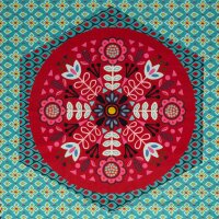 Pillow Party by Jolijou, Canvas, Swafing, DIY Panels Bunt/Schwarz 659-299