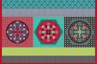 Pillow Party by Jolijou, Canvas, Swafing, DIY Panels Bunt/Schwarz 659-299