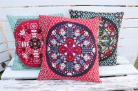 Pillow Party by Jolijou, Canvas, Swafing, DIY Panels Bunt/Schwarz 659-299