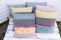 Pillow Party by Jolijou, Canvas, Swafing, DIY Panels Bunt/Schwarz 659-299