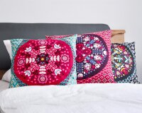 Pillow Party by Jolijou, Canvas, Swafing, DIY Panels Bunt/Schwarz 659-299