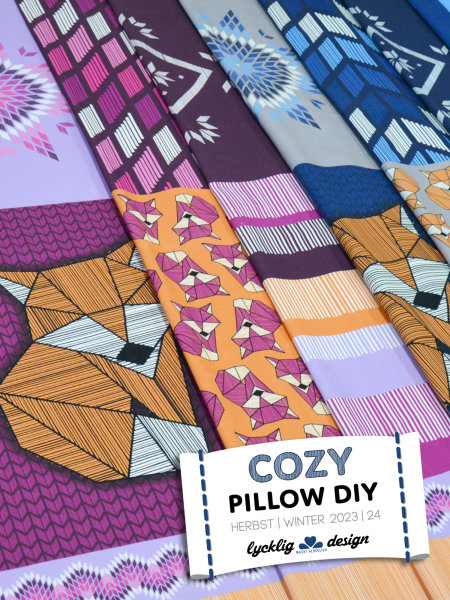 Cozy Pillow Panel DIY by Lycklig Design, Canvas, Swafing, DIY Panel, ca. 95 cm