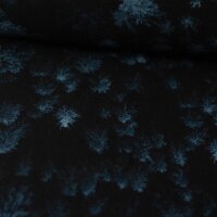 Woodland by Thorsten Berger, French Terry, Swafing, endloser Wald petrol