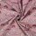 Jersey Baumwolle, Elefanten, Zebras, Nilpferde, Giraffen, Regenbogen,  dusty pink 113D
