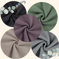 Organic Baumwoll Fleece, GOTS, uni