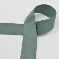 Gurtband, weich, 40 mm dusty grün 522
