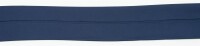 Schrägband, Baumwolle, Einfassband, 60/30 mm, uni marine 508