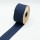 Schrägband, Baumwolle, Einfassband, 60/30 mm, uni marine 508