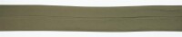 Schrägband, Baumwolle, Einfassband, 60/30 mm, uni khaki 527