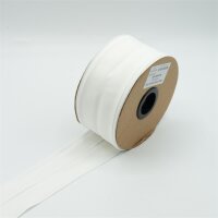 Schrägband, Baumwolle, Einfassband, 60/30 mm, uni cremeweiß 551