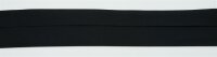 Schrägband, Baumwolle, Einfassband, 60/30 mm, uni schwarz 569