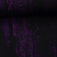 Halloween Tales  by Thorsten Berger, French Terry, Swafing, Allover,  schwarz/violett