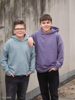 Eike, Sweat angeraut, uni rauchblau HW 24/25 257