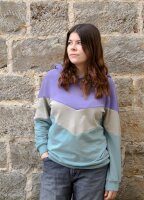 Eike, Sweat angeraut, uni rauchblau HW 24/25 257