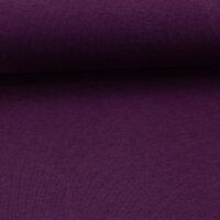 Hanni, Sweat angeraut, Heavy Sweat, Swafing, uni  pflaume 648