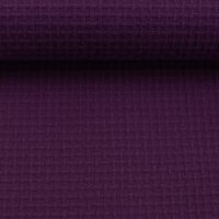 Neapel, Baumwolle Webware, strukturiert, uni  pflaume 648