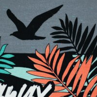 Getaway by Thorsten Berger, Jersey Baumwolle, Swafing,  Panel  ca. 80 cm Kleinbus, grau
