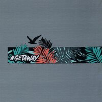 Getaway by Thorsten Berger, Jersey Baumwolle, Swafing,  Panel  ca. 80 cm Kleinbus, grau