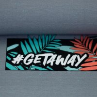Getaway by Thorsten Berger, Jersey Baumwolle, Swafing,  Panel  ca. 80 cm Kleinbus, grau