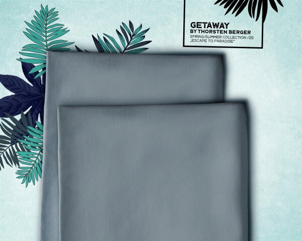 Getaway by Thorsten Berger, Jersey Baumwolle, Swafing,  Sprenkel, grau